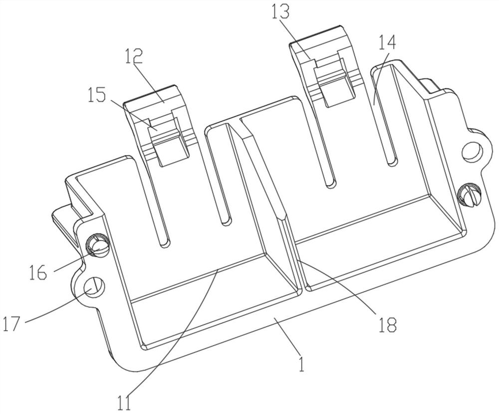 High-speed backboard connector with locking function