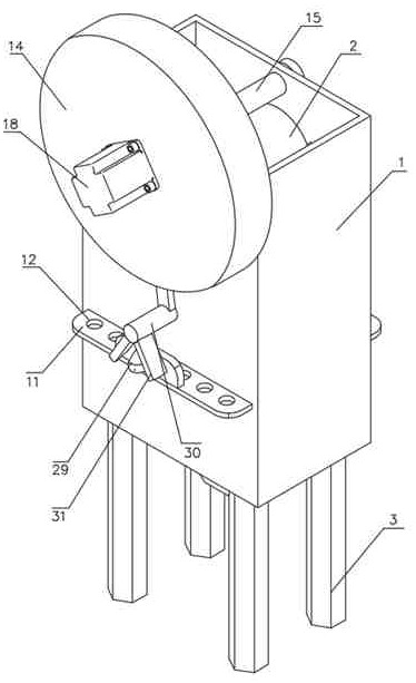 Crushing device for textile raw material production and processing