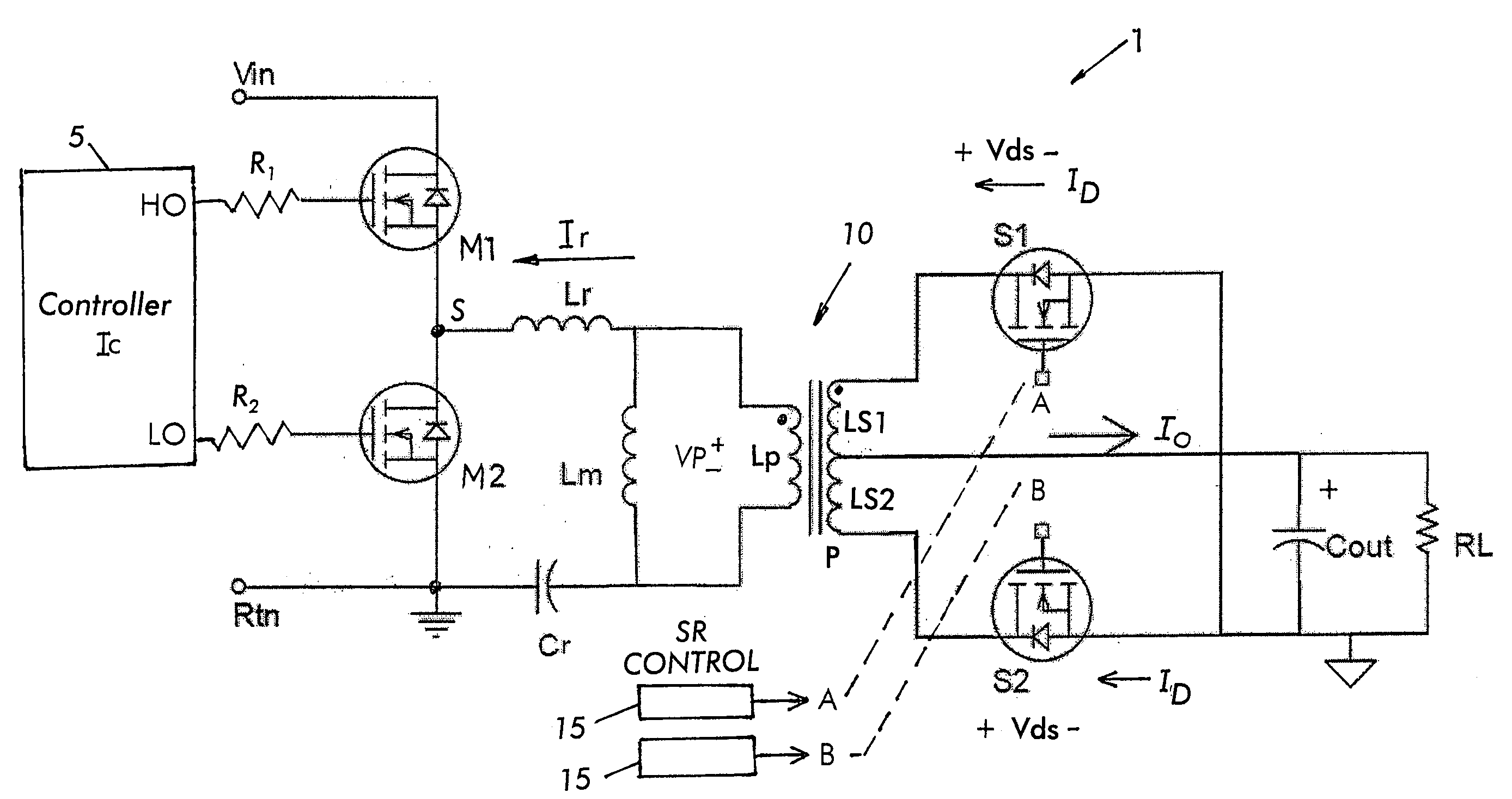 Secondary side synchronous rectifier for resonant converter