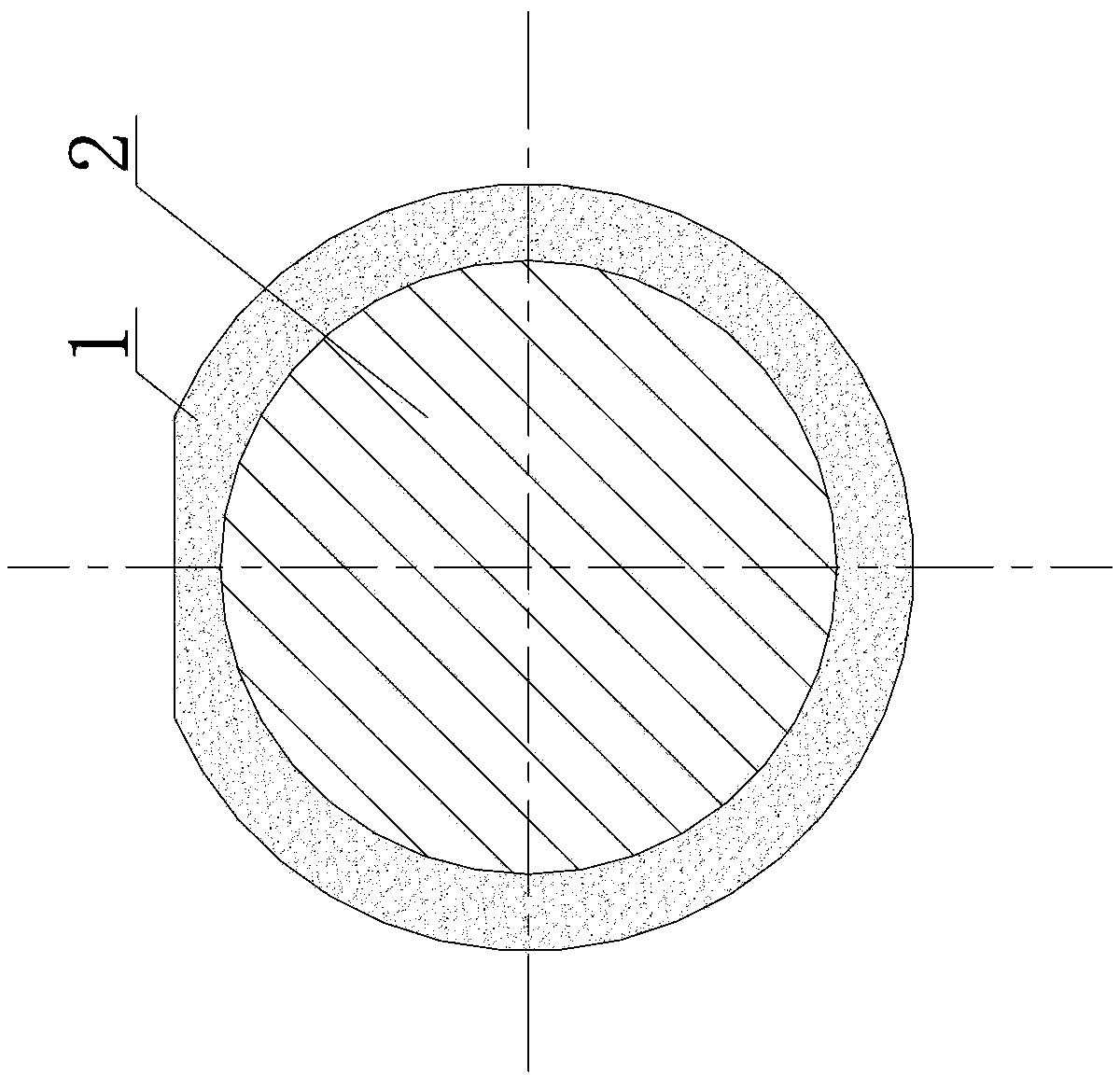 Compressive strength test method for surface strengthening layer and substrate of axial part