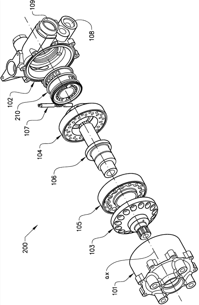 Control ring for a hydrostatical device