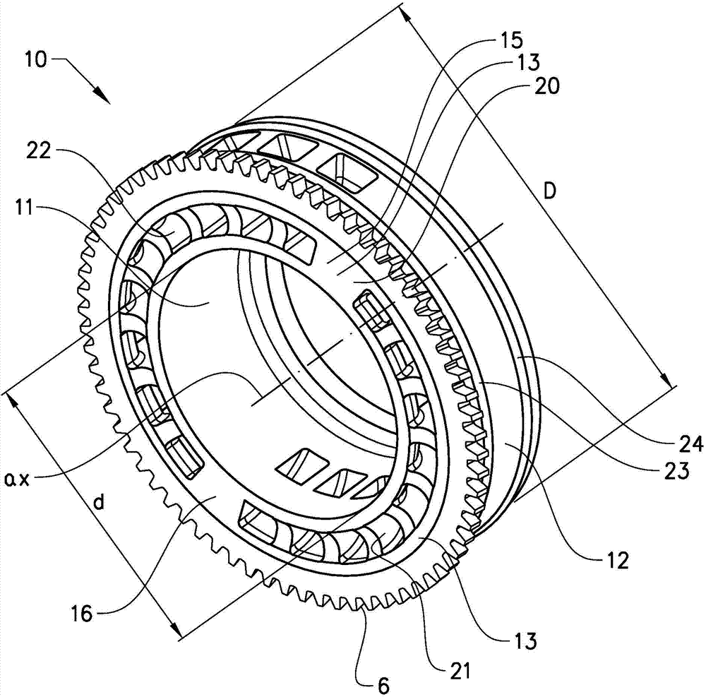 Control ring for a hydrostatical device
