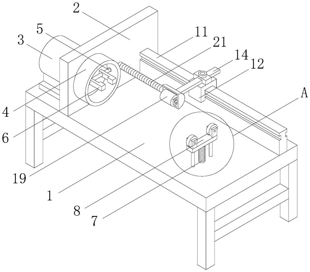 Hardware product grinding device for semi-automatic scrap treatment