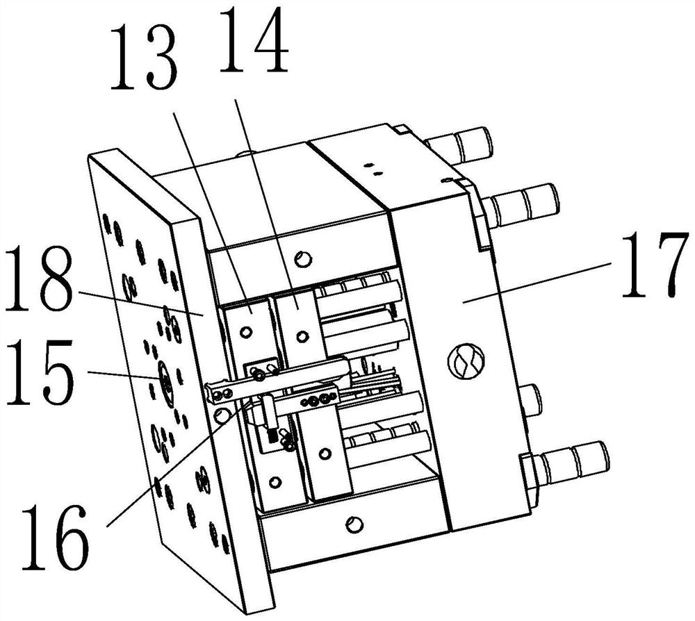 Secondary ejection mechanism for motor housing mold