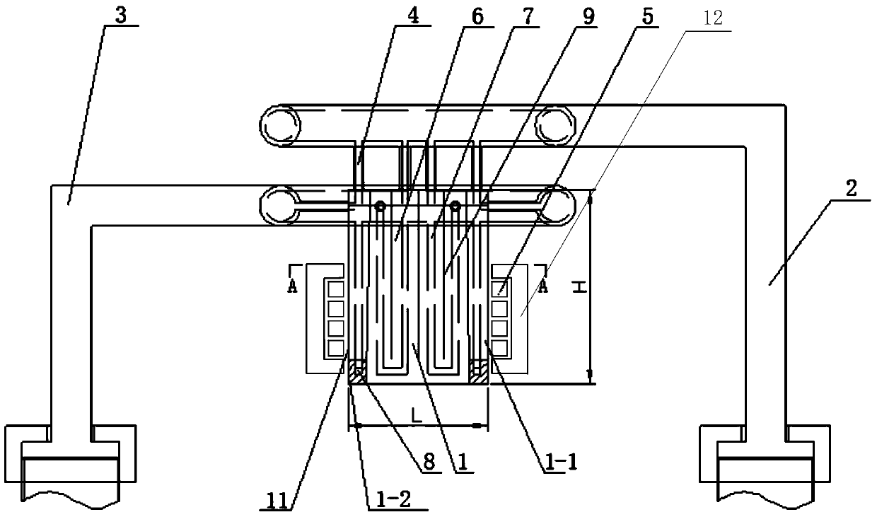 Melting and electromagnetic constraint shaping system capable of performing efficient electro-thermal conversion