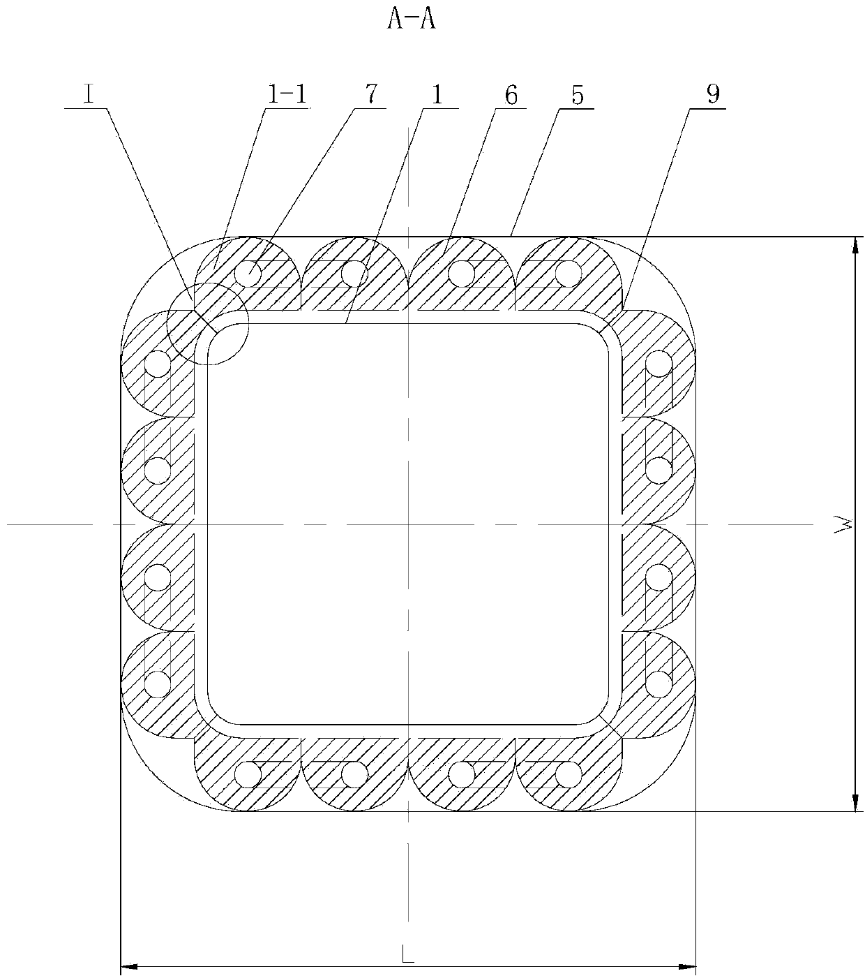 Melting and electromagnetic constraint shaping system capable of performing efficient electro-thermal conversion