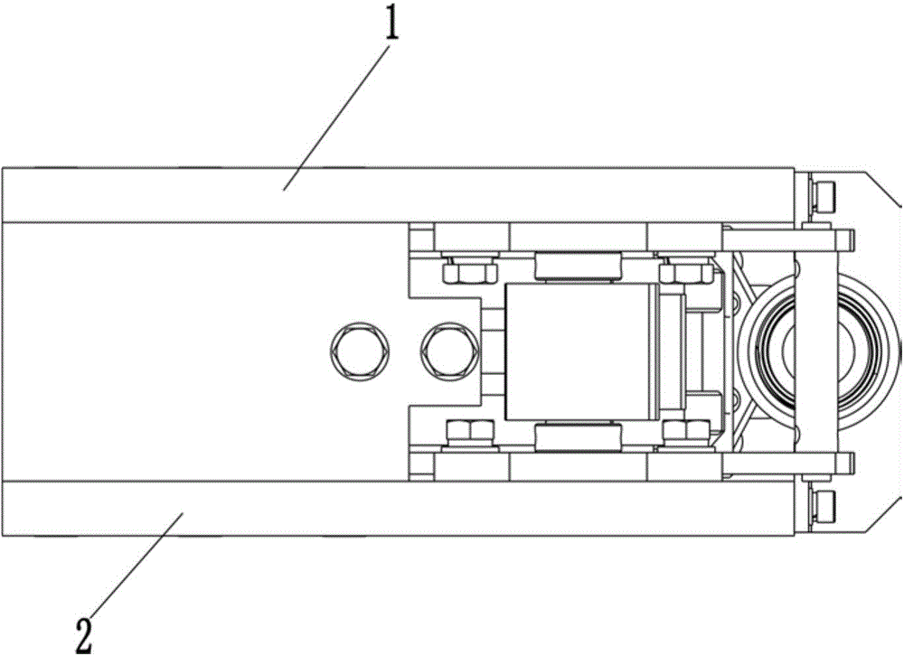 Combined elevator rail clamping device