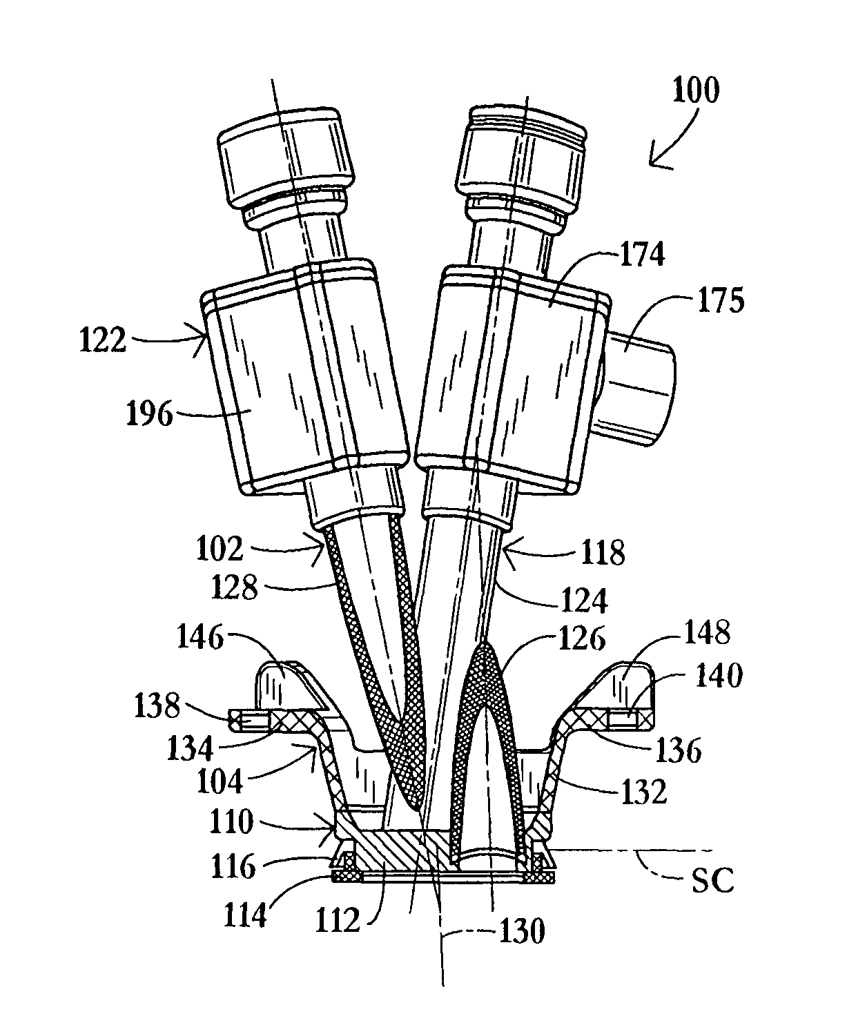 Laparoscopic instrument and cannula assembly and related surgical method