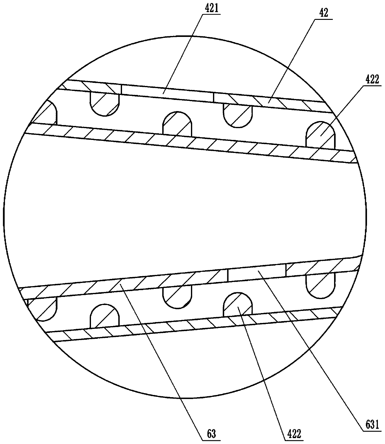 Grain sieving device