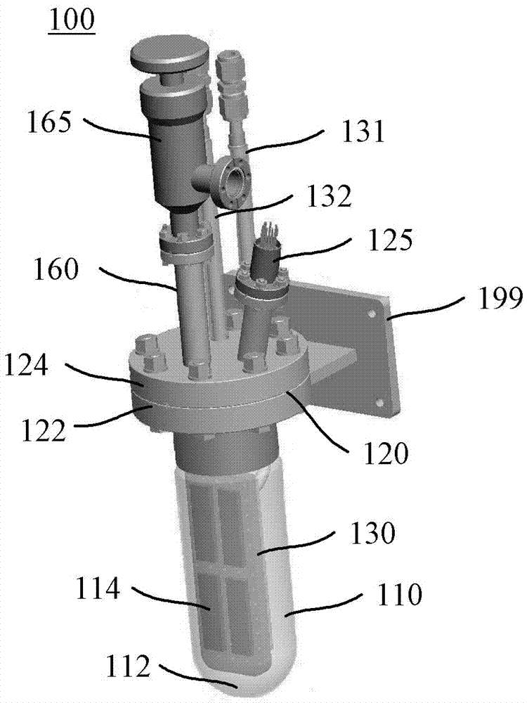 Temperature-controlled inflatable vacuum radiation equipment