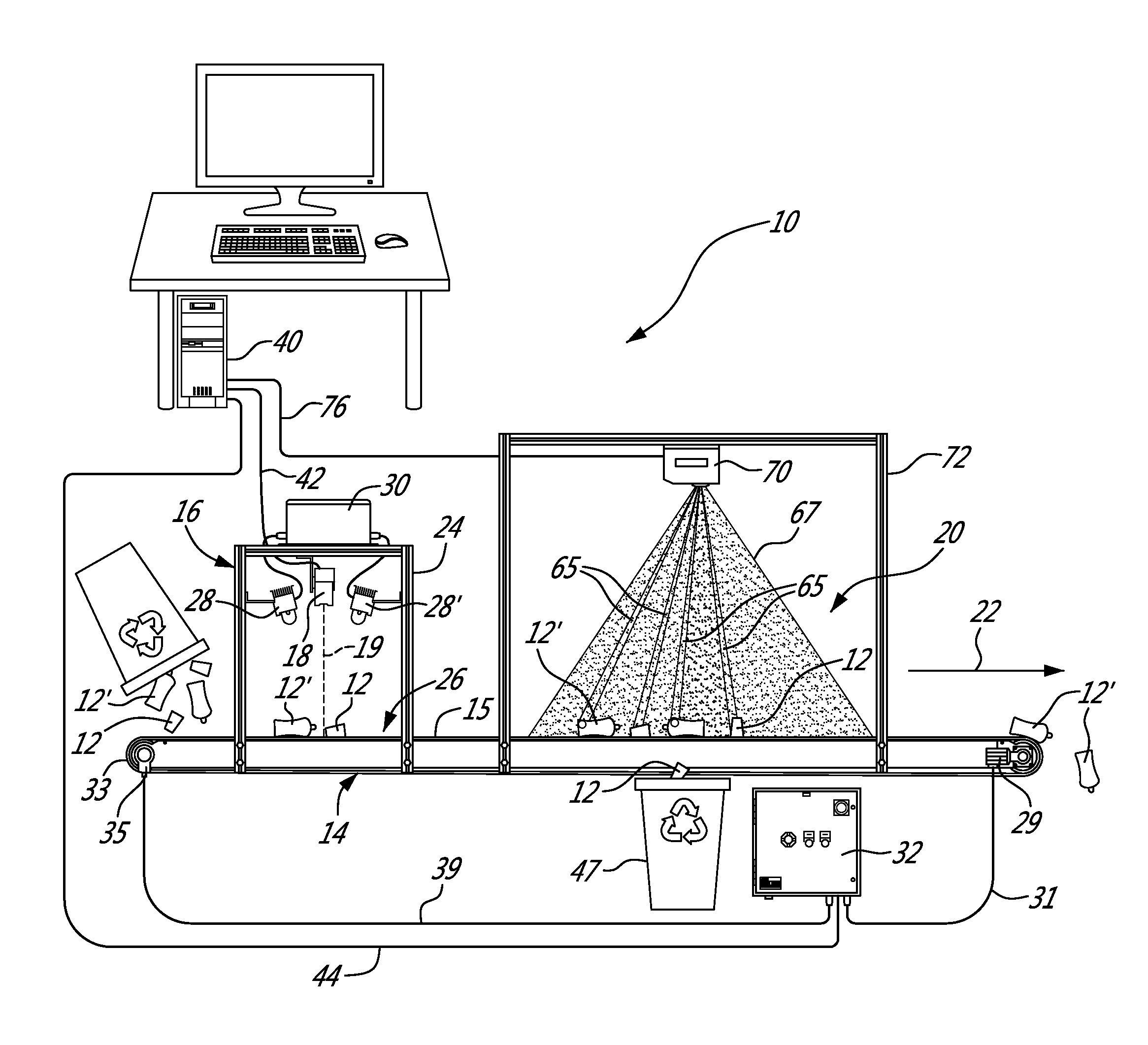 Augmented reality method and apparatus for assisting an operator to perform a task on a moving object