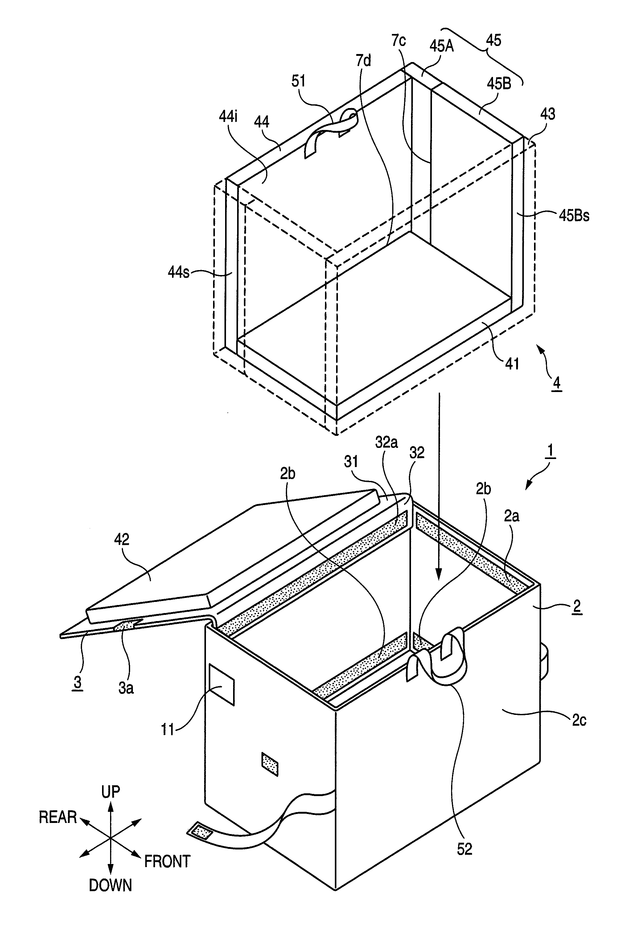 Cold box and delivery method using the same