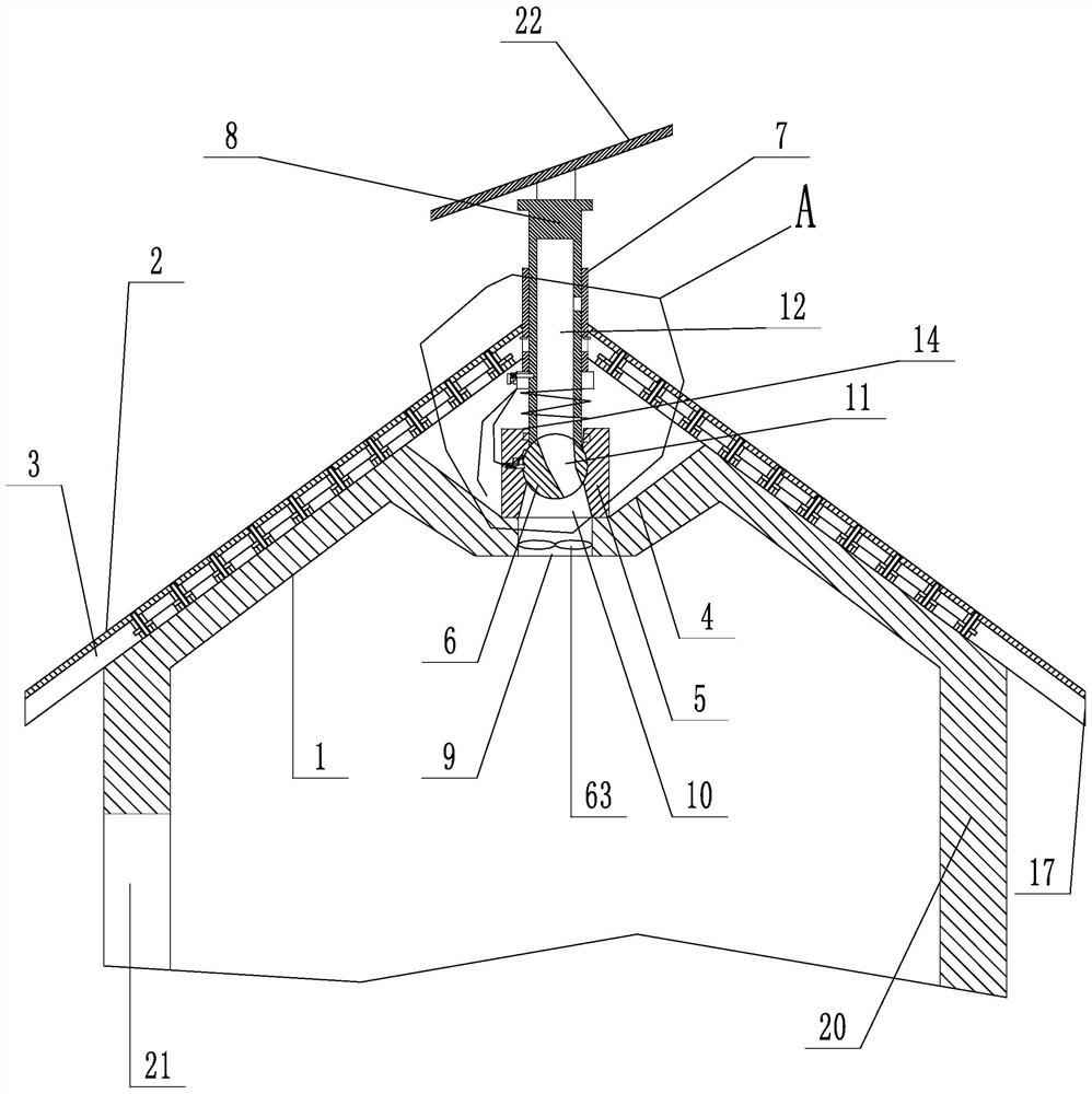 Energy-saving and environment-friendly metal roof