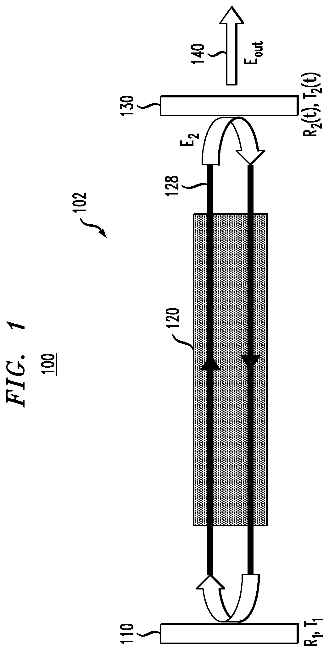 Directly modulated laser having a variable light reflector