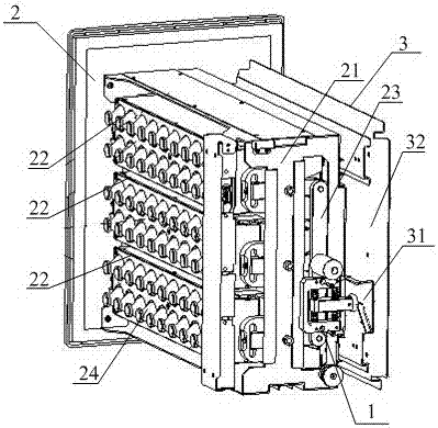 A drawer guide buffer mechanism