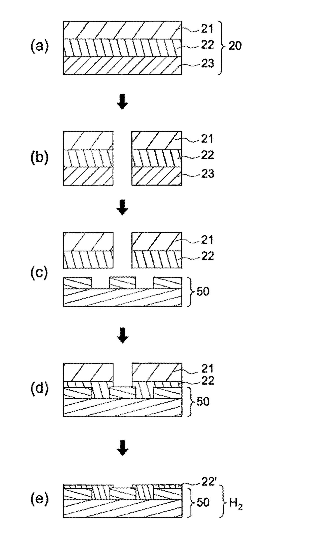 Method for preparing patterned coverlay on substrate