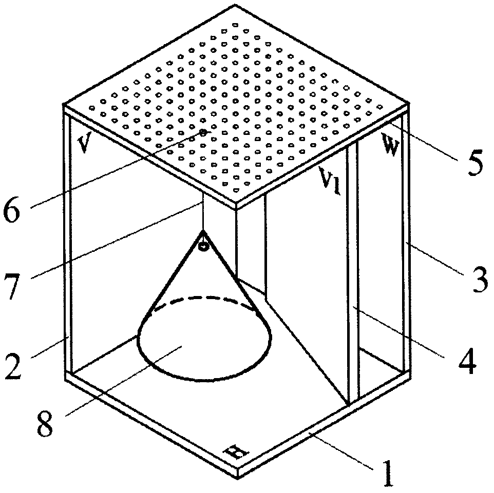 Multifunctional three-side projection box and projection display method