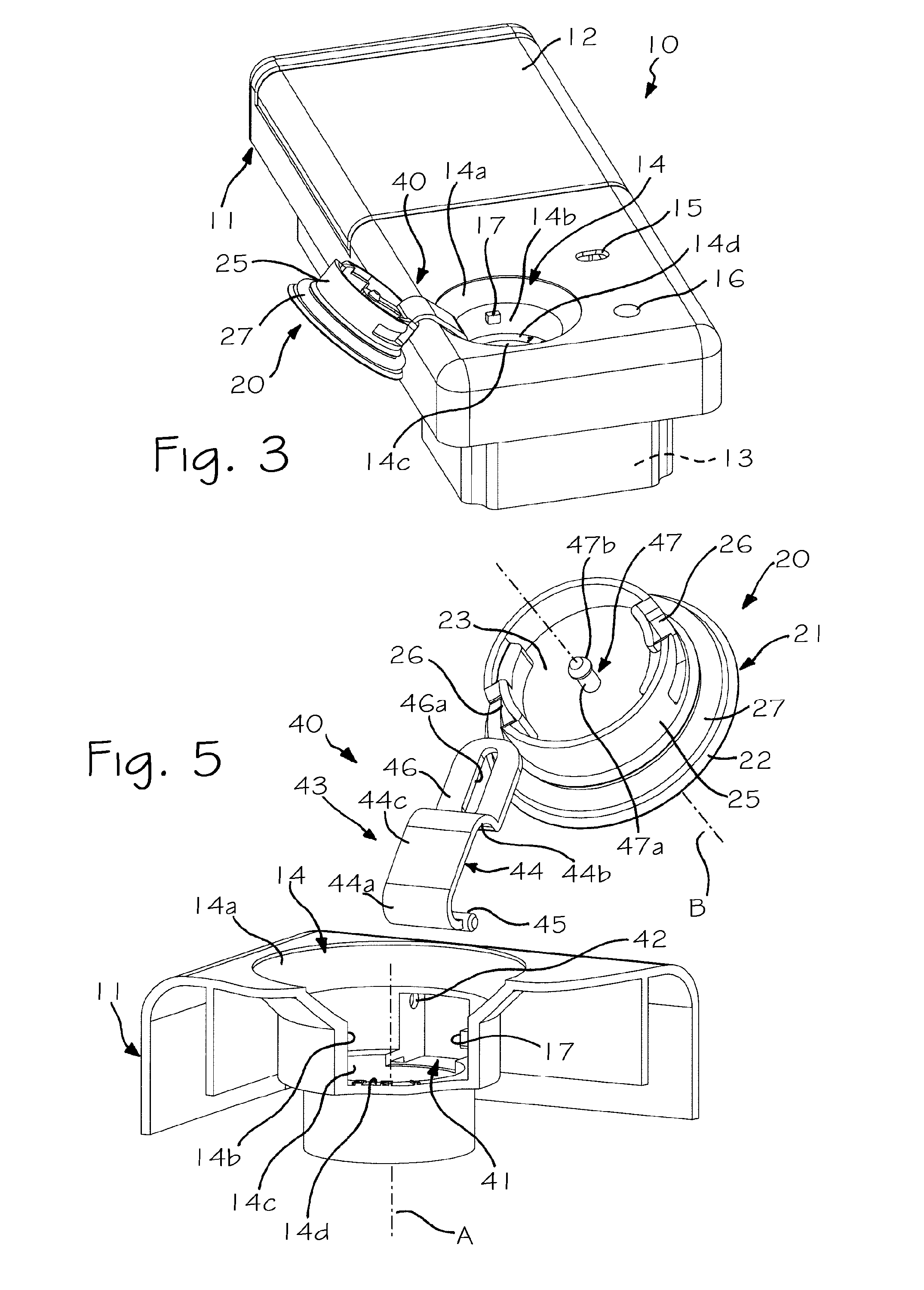 Dispenser of washing agents for a household washing machine, in particular a dishwasher