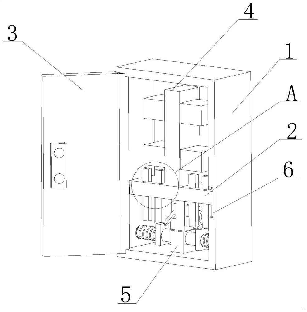 Novel shockproof heat-dissipation low-voltage switch cabinet