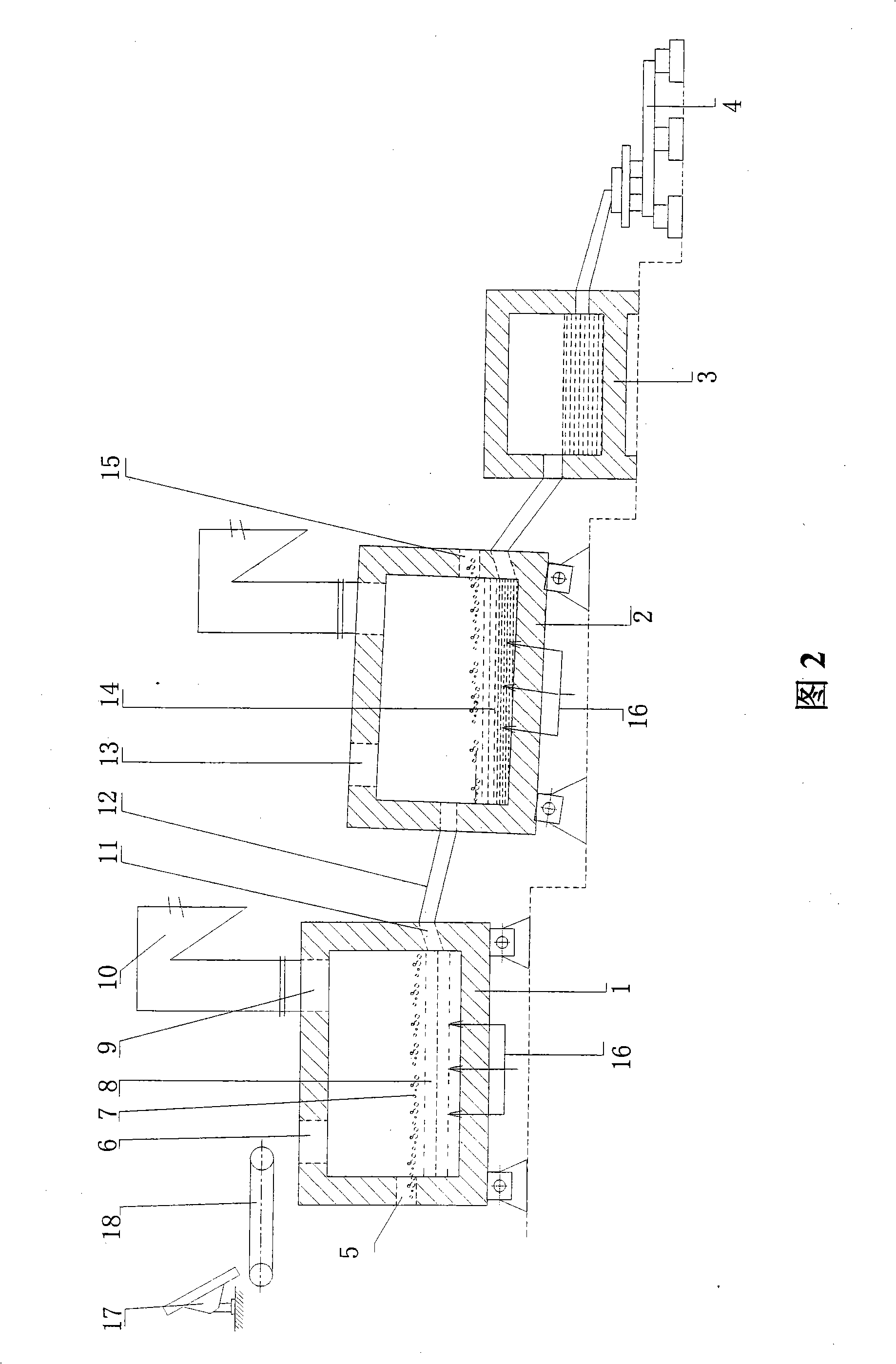Oxygen bottom blowing continuous copper smelting apparatus
