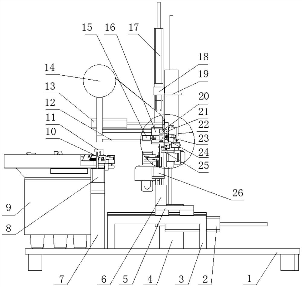 A shoelace buckle automatic threading machine and its application