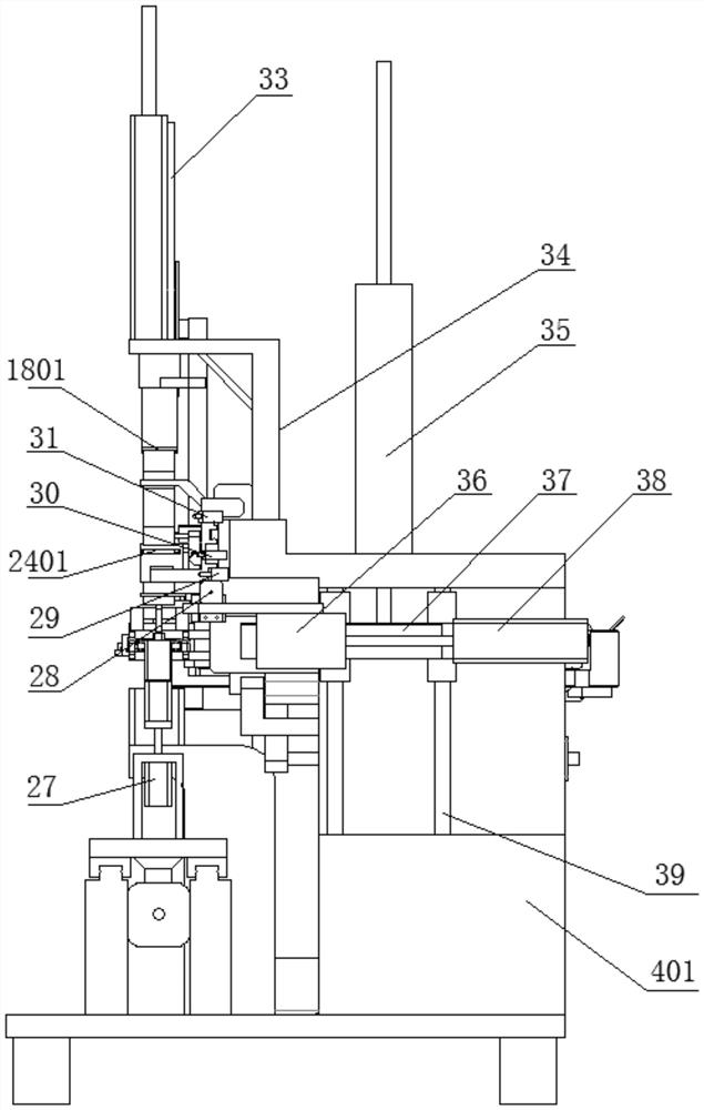 A shoelace buckle automatic threading machine and its application