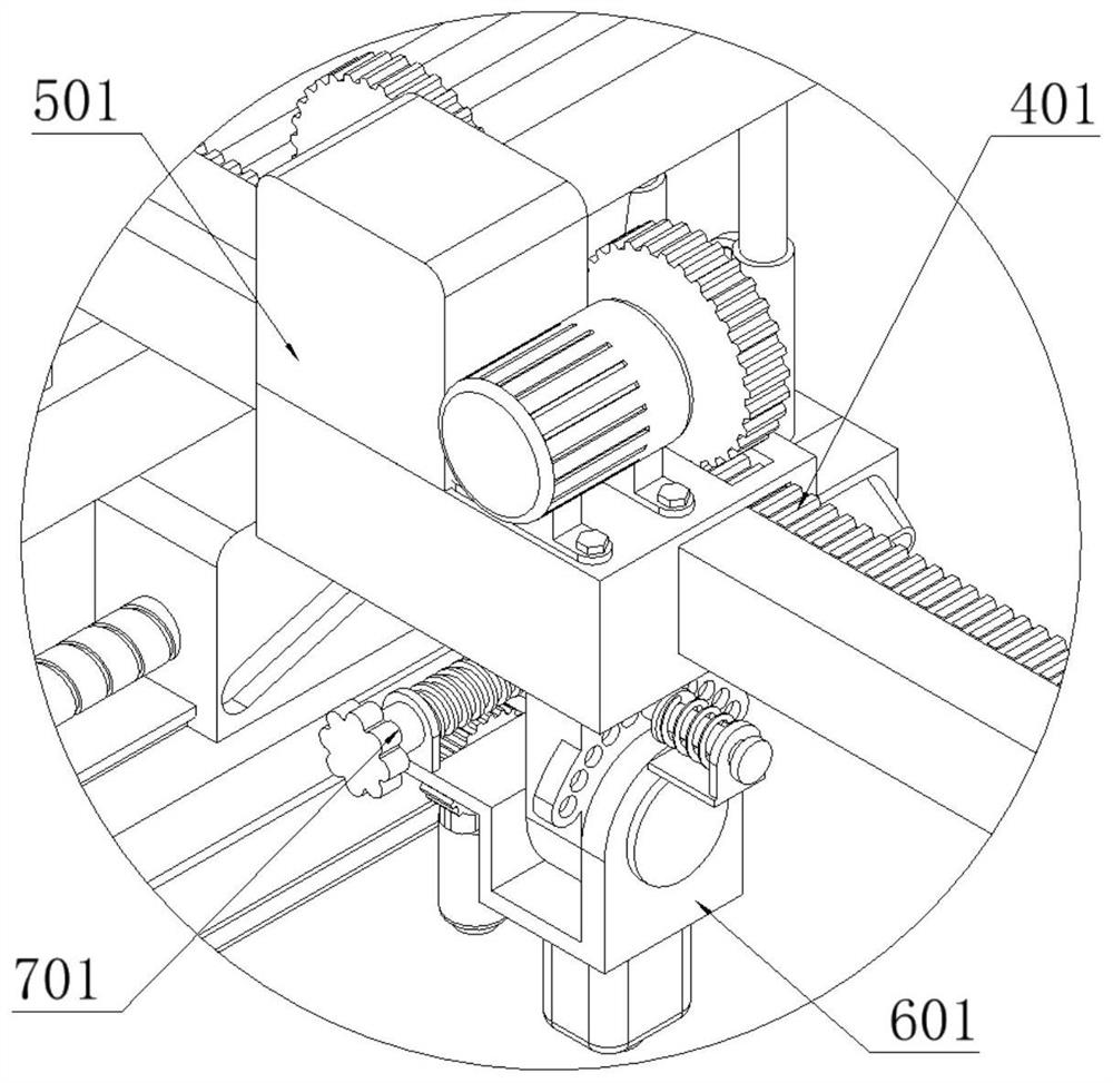 A rock color texture effect recording device