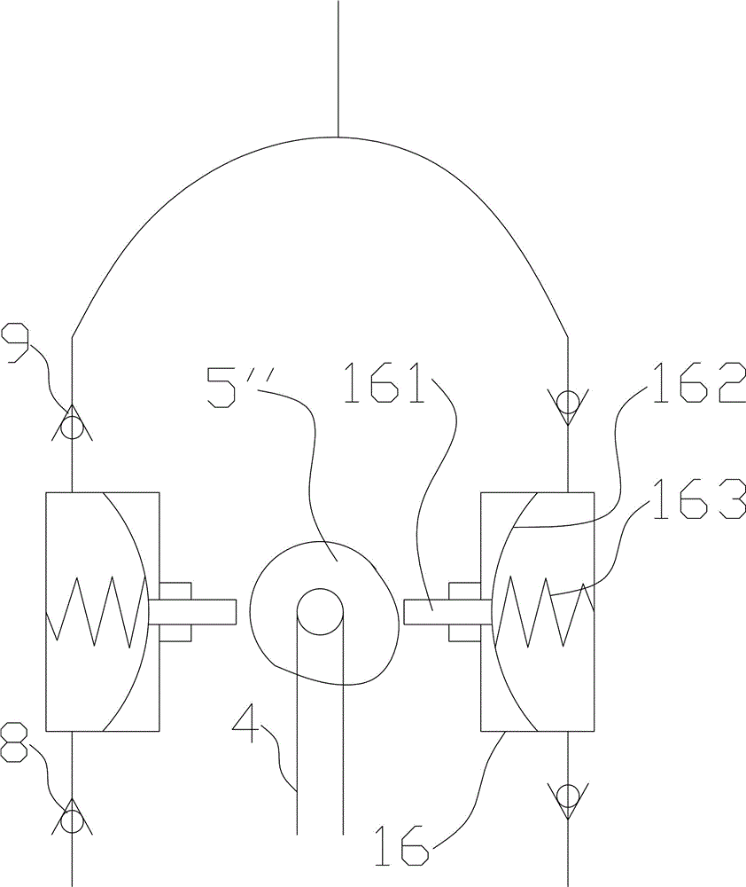 Culture pond oxygenation device driven by circulating water