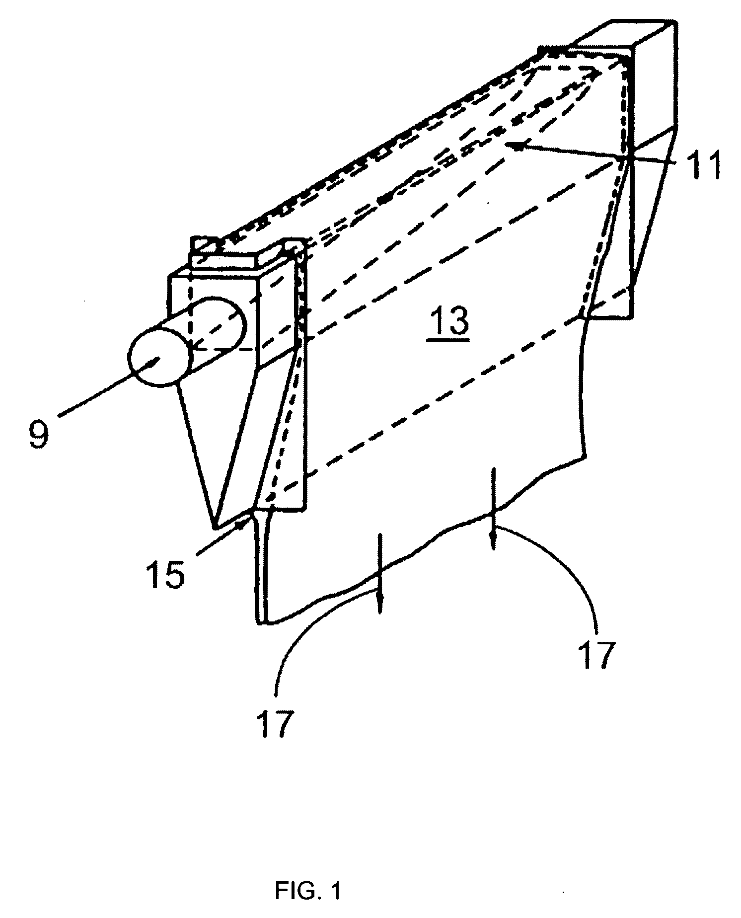 Reduced strain refractory ceramic composite and method of making