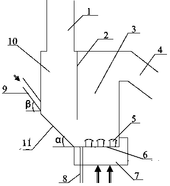 Seal valve material returning system for chemical loop combustion system