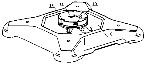 Obstacle avoidance detecting device for an electric power inspection unmanned aerial vehicle
