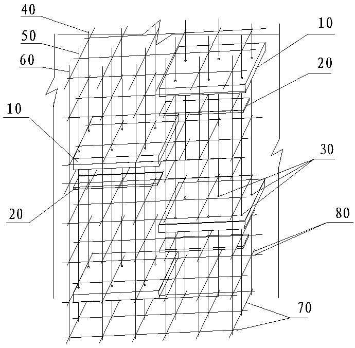 Erection method of outer protective frames serving as operation platforms for staggered floor balconies of high-rise building