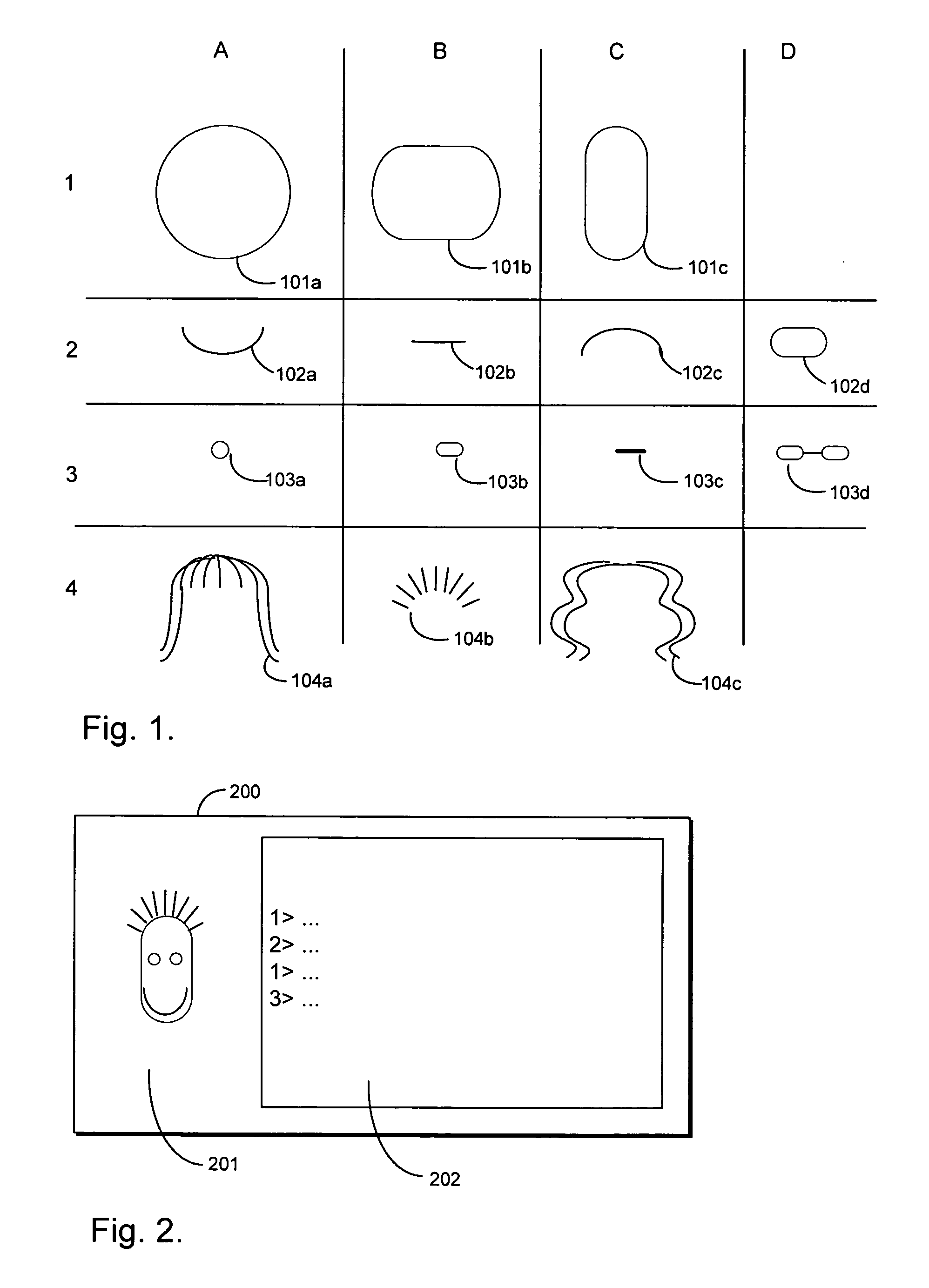 Method and apparatus for conveying messages and simple patterns in communications network