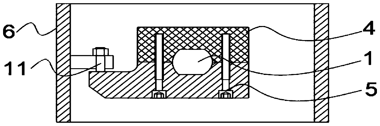 High-pressure-difference butterfly valve structure