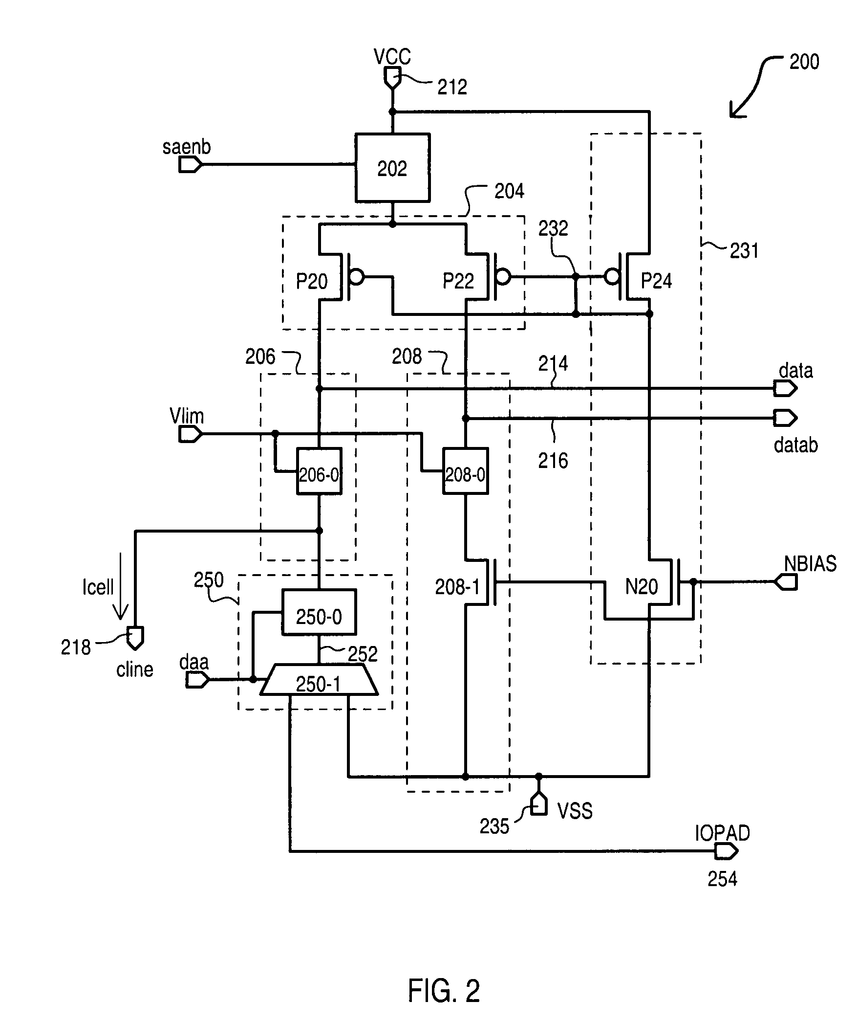 Adaptive current sense amplifier with direct array access capability