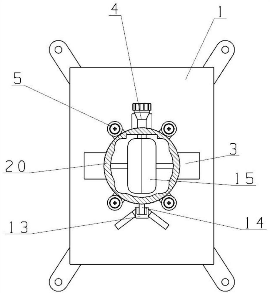 Efficient heat dissipation structure of heating ventilation air conditioner