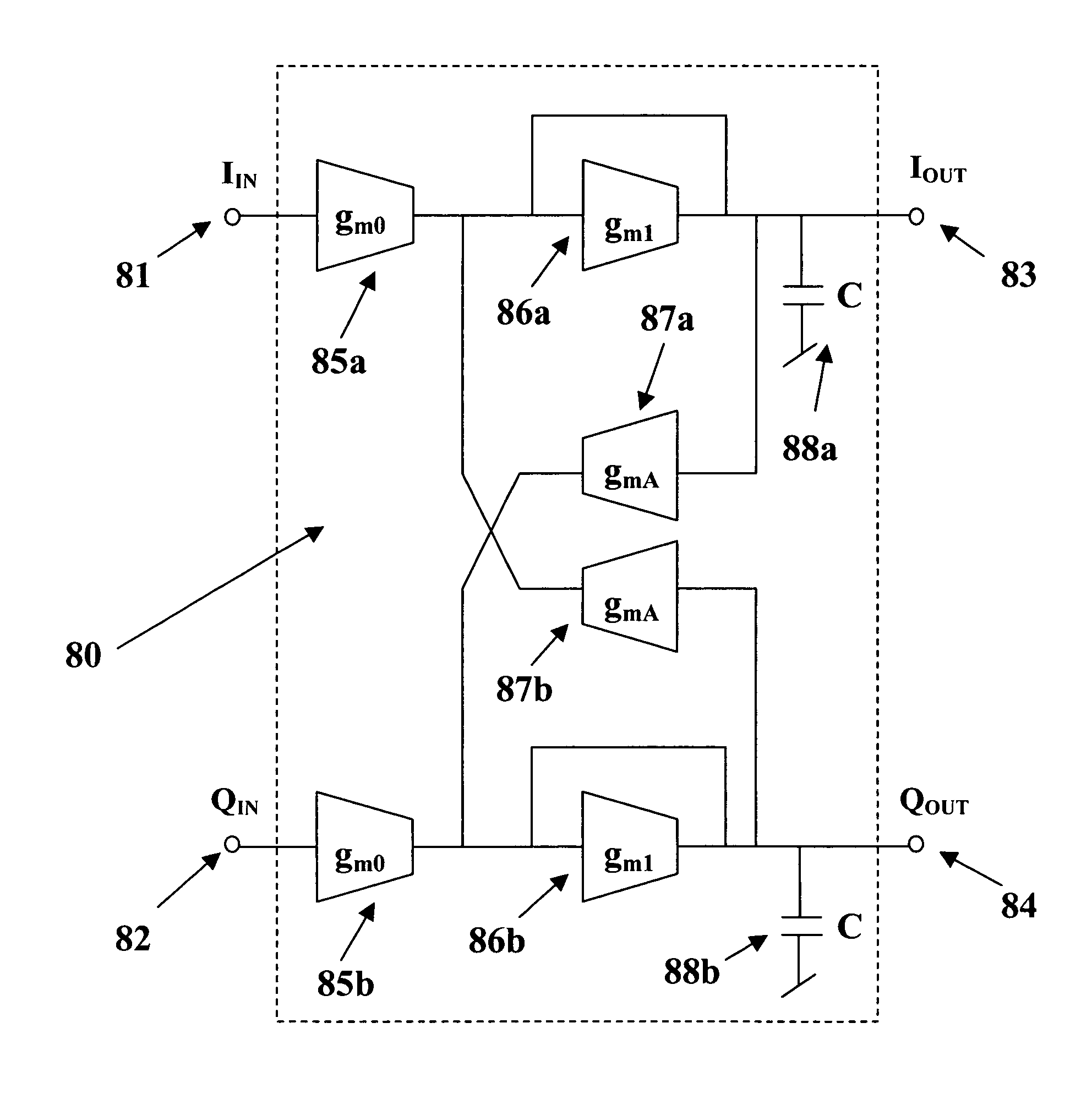 Synthesis method for an active polyphase filter