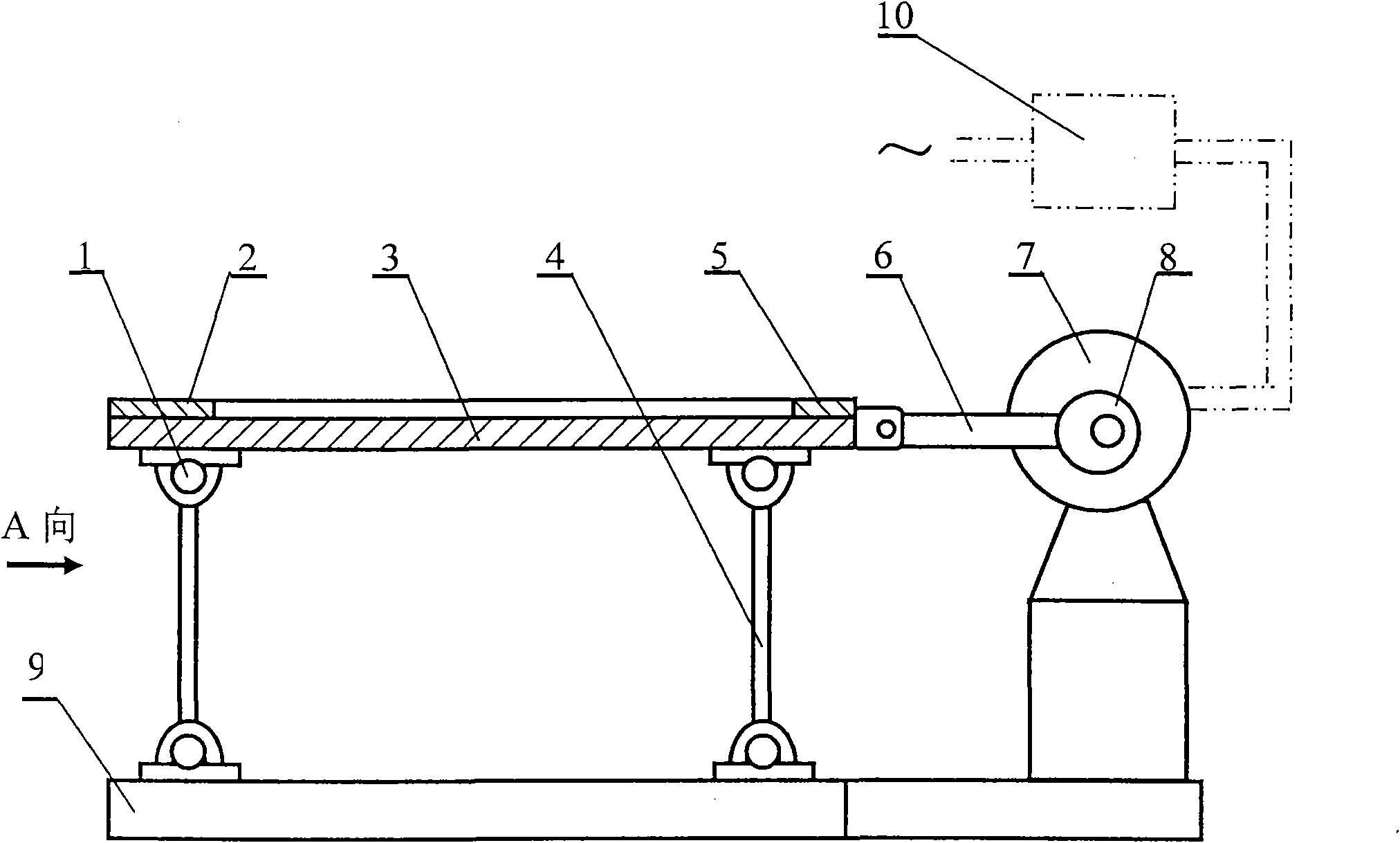 Automatic grain discharging machine for semiconductor refrigerating sheet