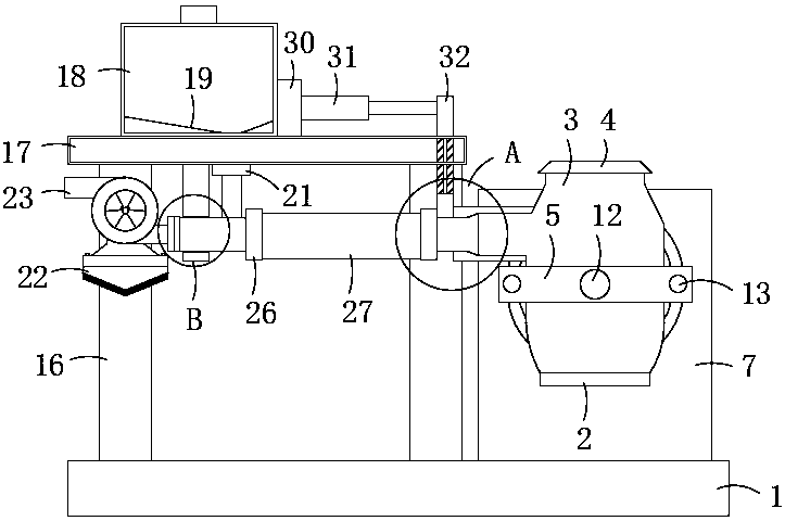 Pre-deoxidation device capable of jetting carbon powder in tap hole of converter and use method of pre-deoxidation device