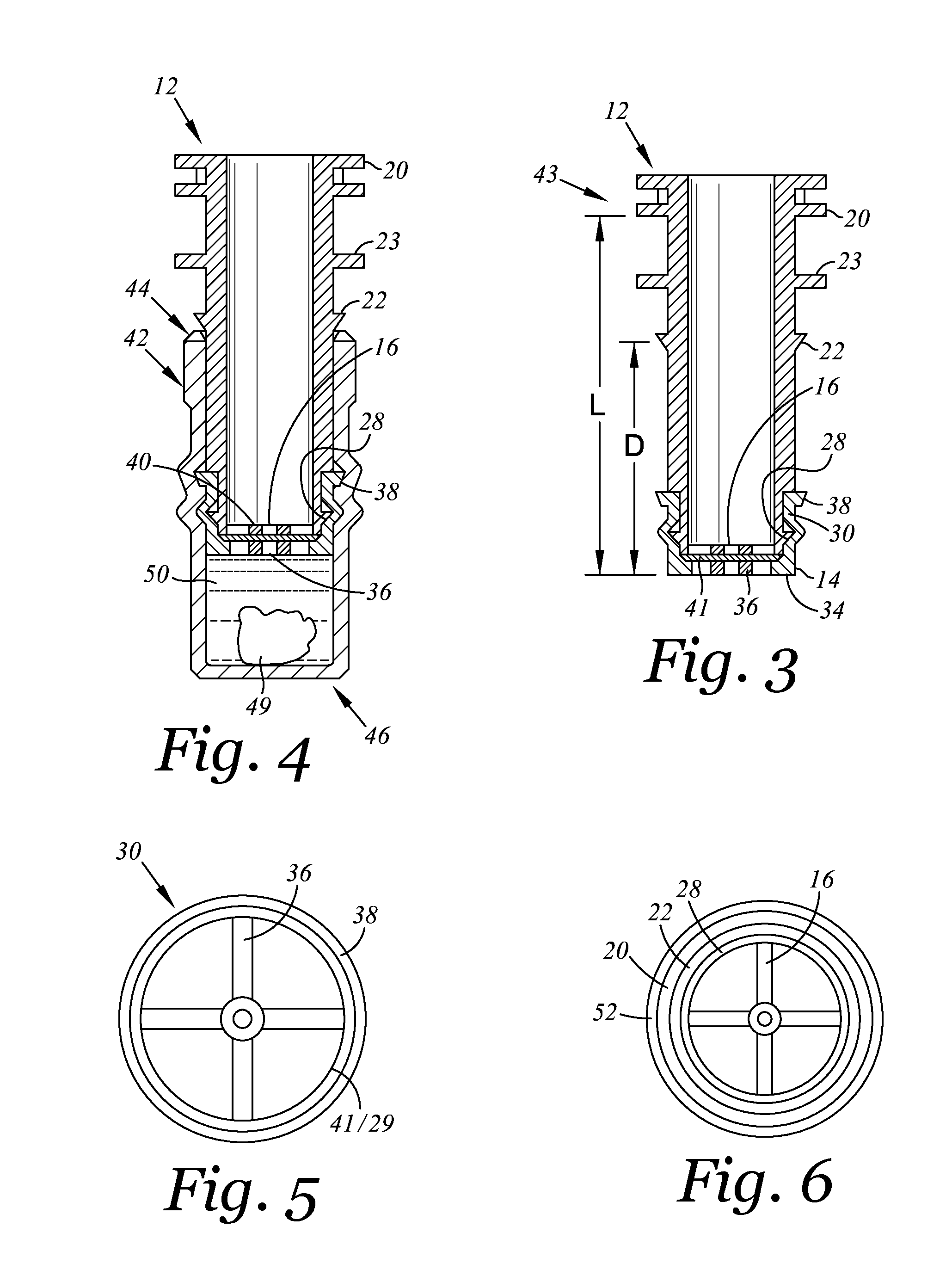 Filter vial with limited piston stroke