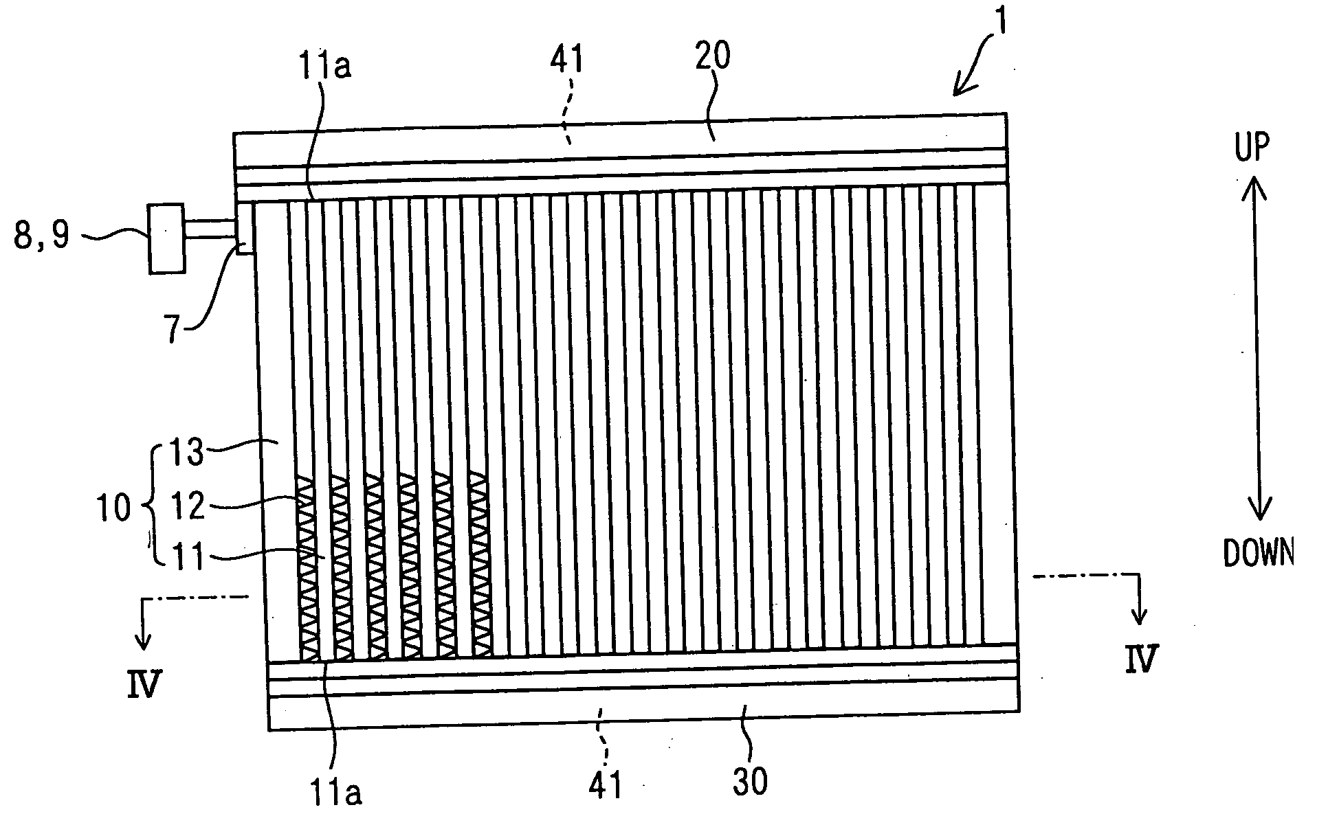 Evaporator for refrigerating cycle