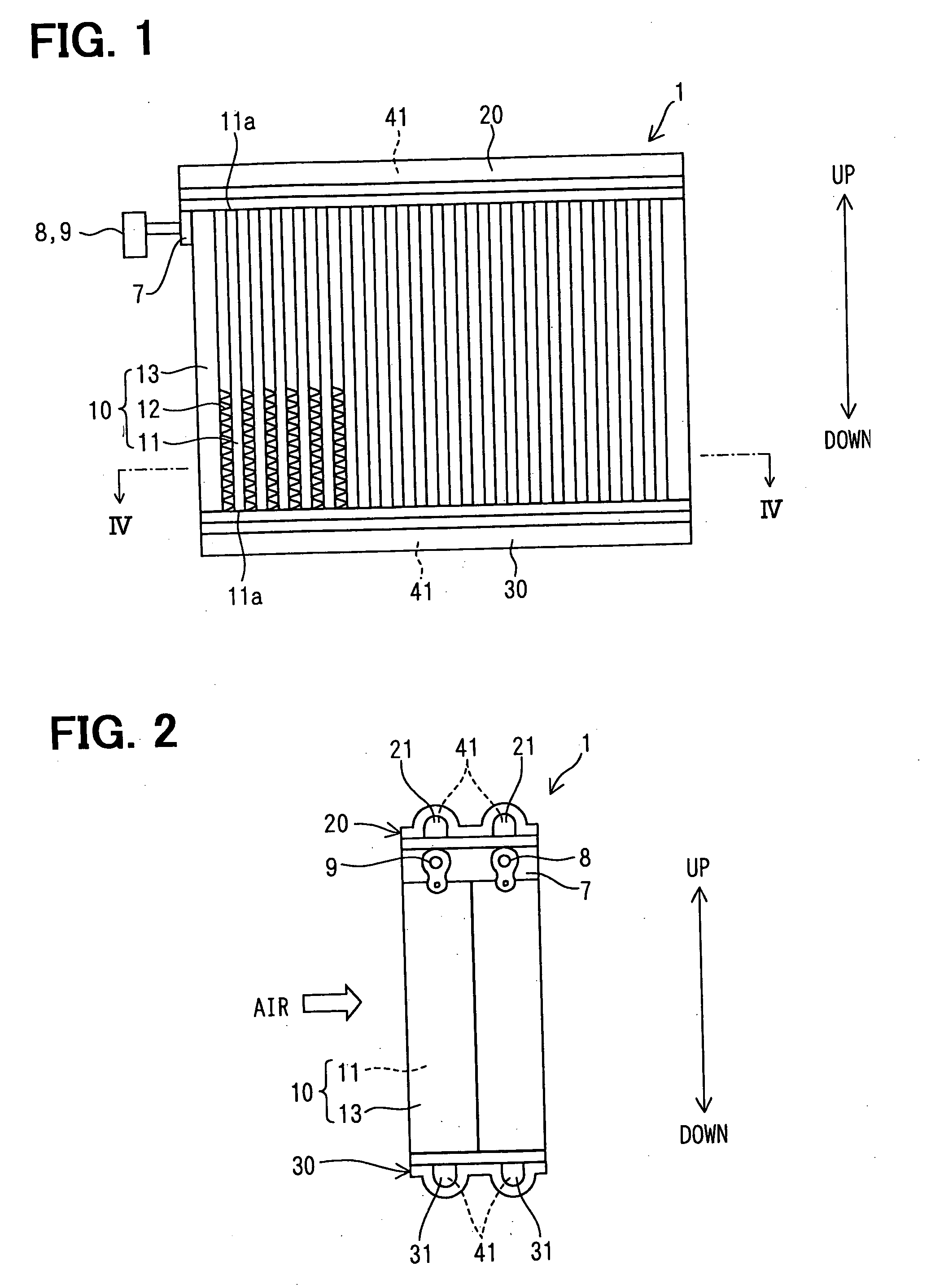 Evaporator for refrigerating cycle