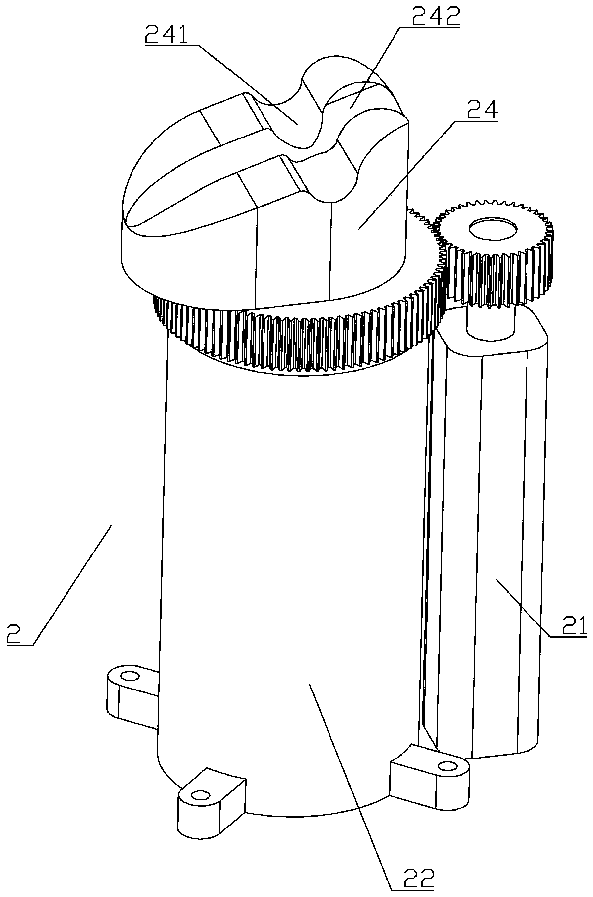 Auxiliary device for barium meal radiography