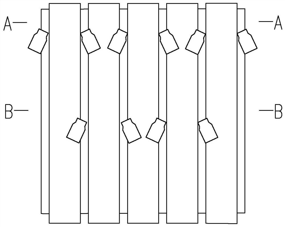 A kind of sa-213 S30432 material membrane tube screen welding method