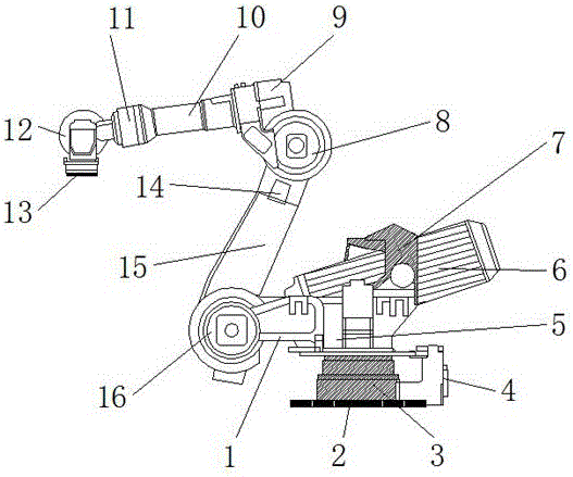 Automatic light mechanical arm