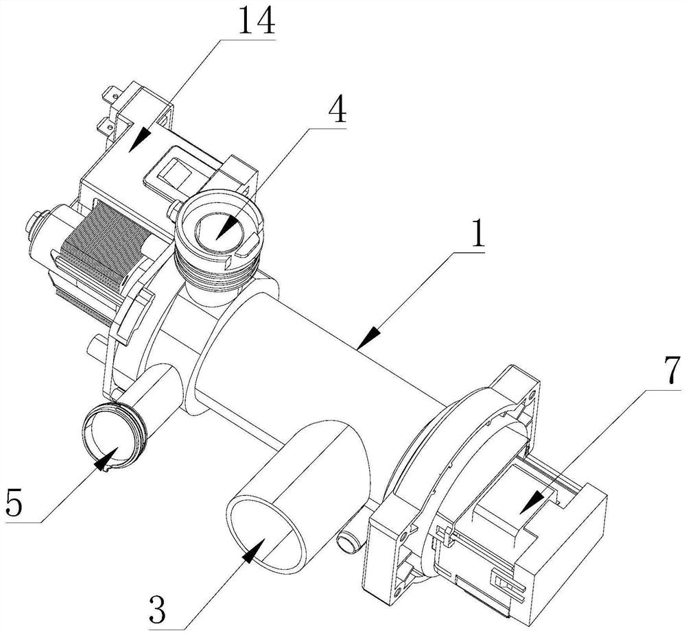 Pump, washing machine and control method of washing machine