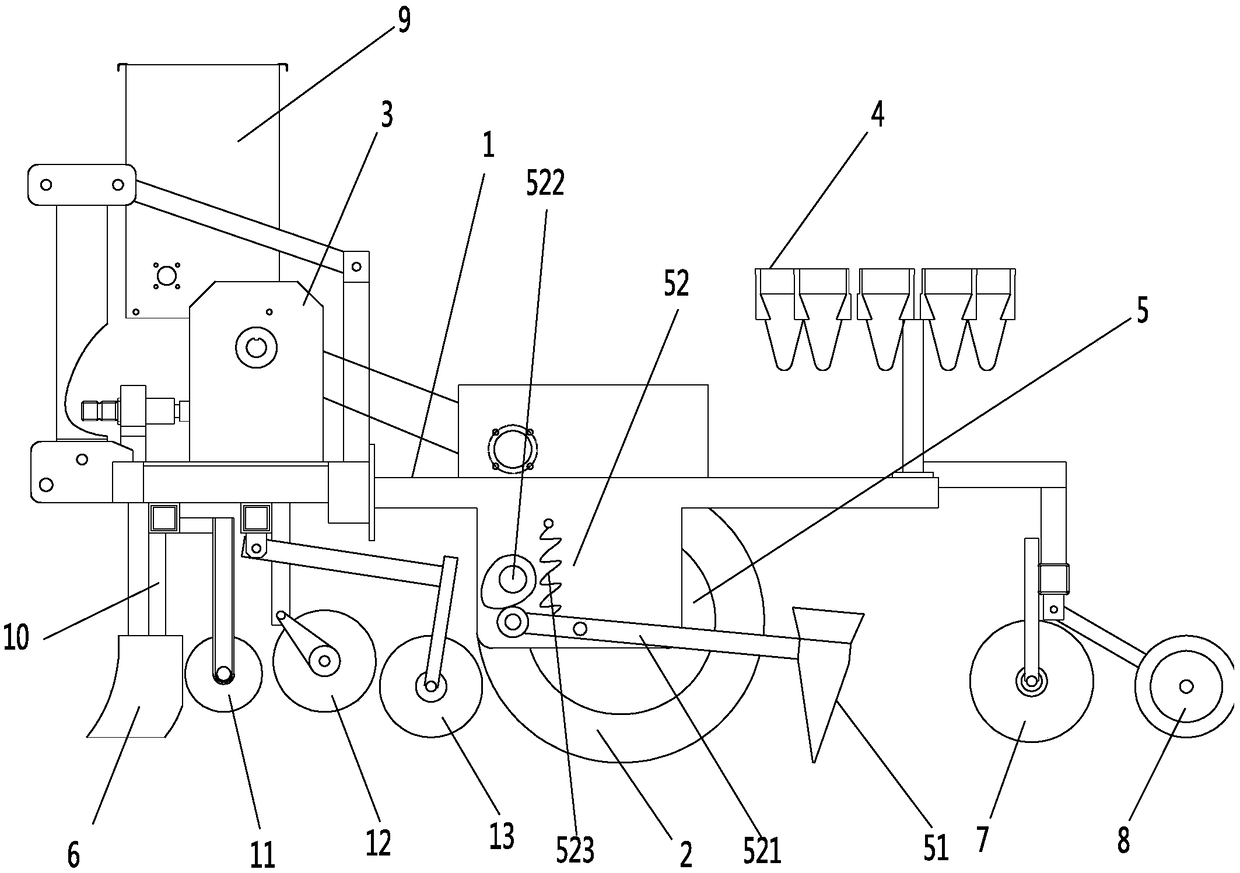 Seedling planting machine