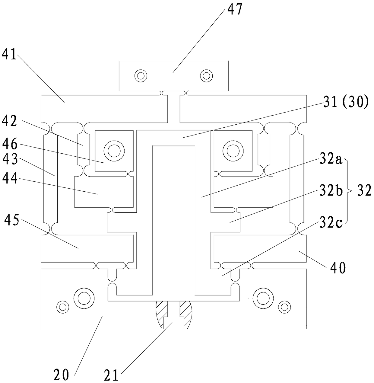 A Symmetrical Differential Lever Micro-displacement Amplifying Device