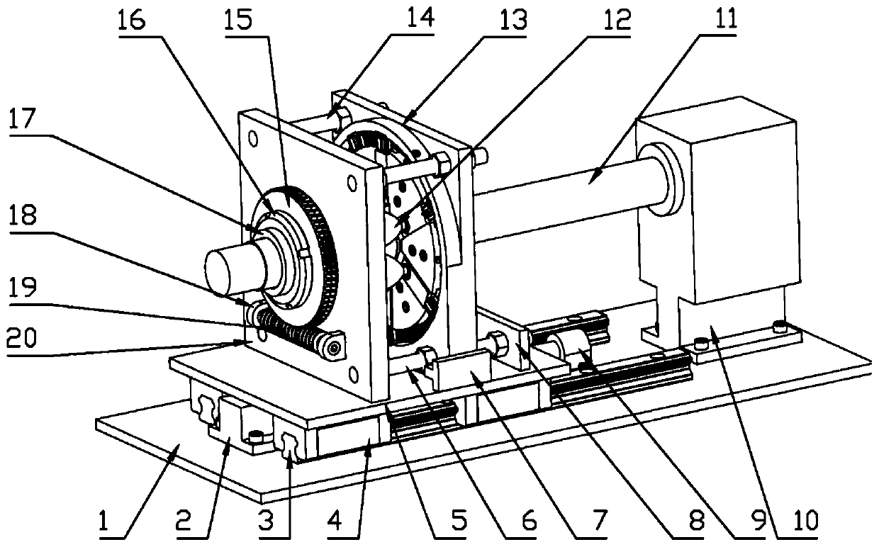 Roller column rotary rolling machine