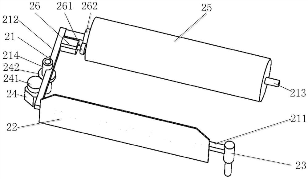 Conveying device with multi-point unloading function